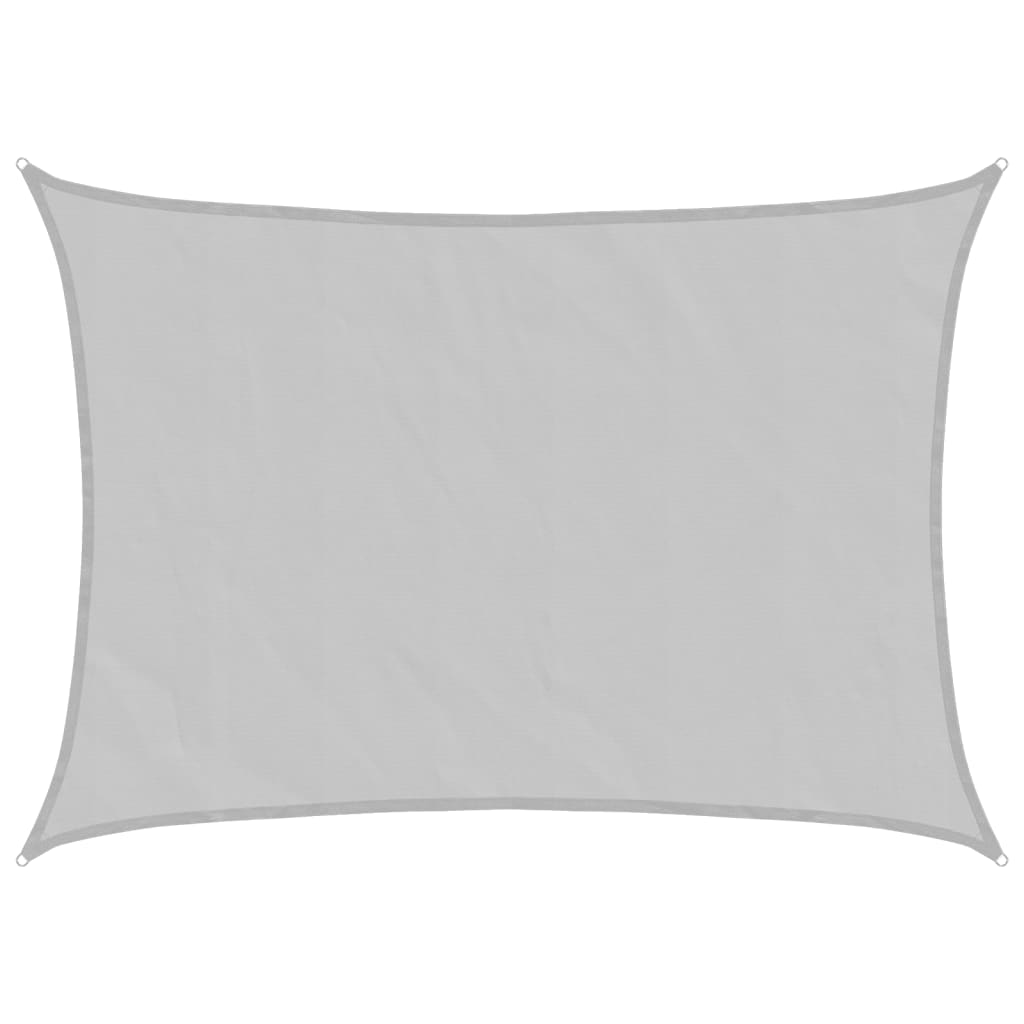 Vela Parasole Grigio Chiaro 7x5 m 100% Poliestere Oxford | homemem39