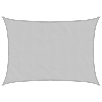 Vela Parasole Grigio Chiaro 8x6 m 100% Poliestere Oxford | homemem39