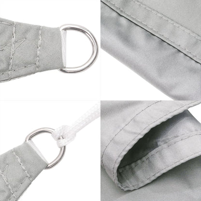 Vela Parasole Grigio Chiaro 8x6 m 100% Poliestere Oxford | homemem39