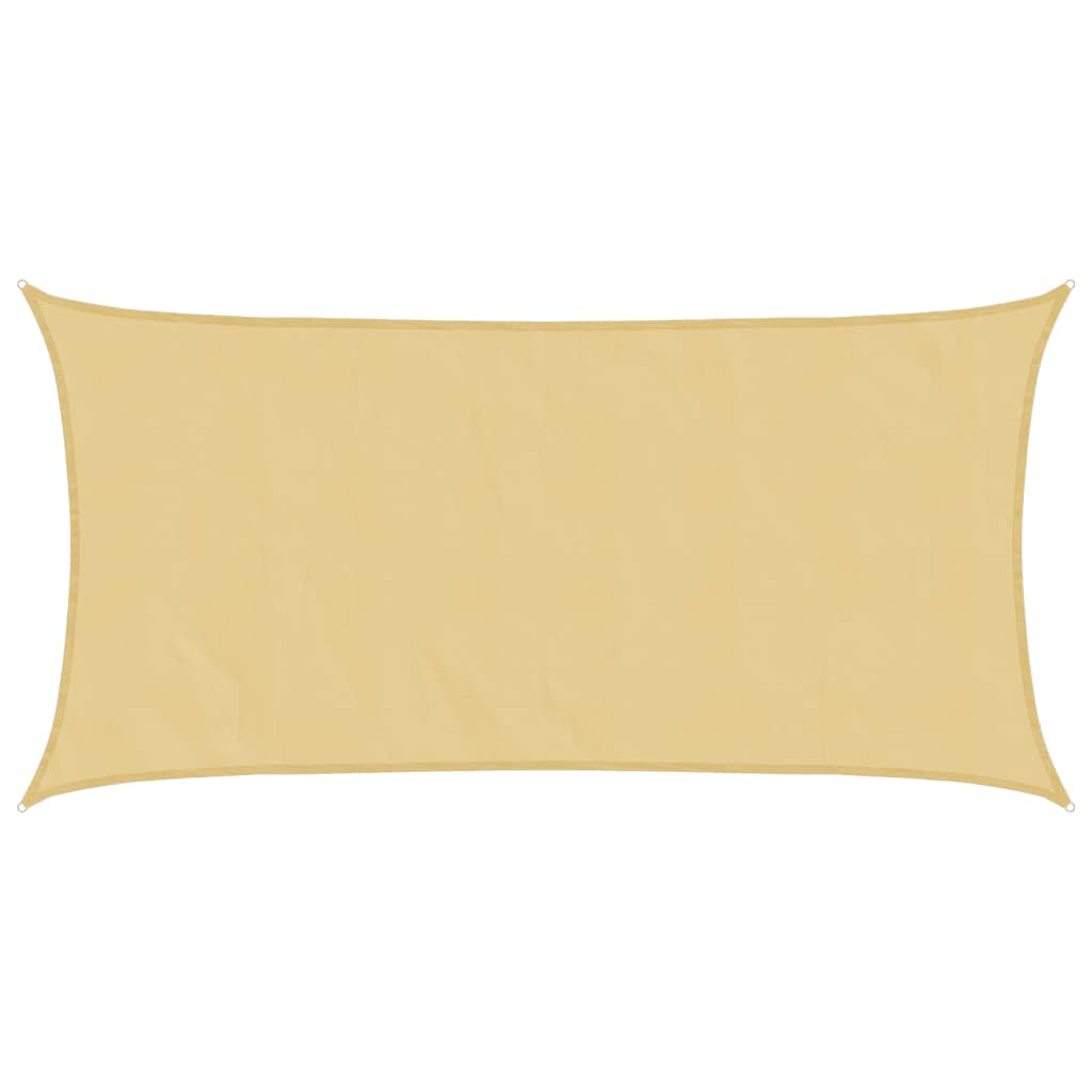 Vela Parasole Sabbia 4,5x2,5 m 100% Poliestere Oxford | homemem39