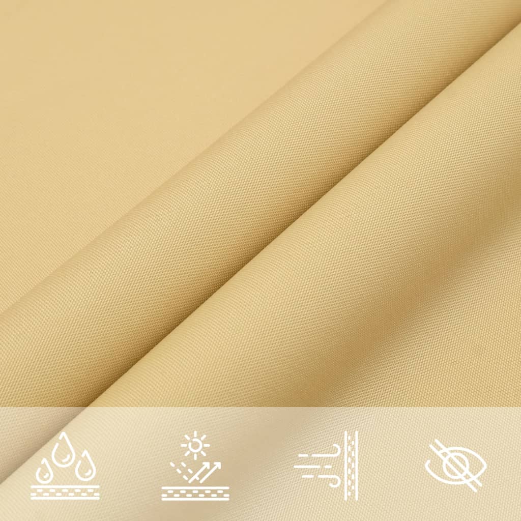 Vela Parasole Sabbia 4,5x2,5 m 100% Poliestere Oxford | homemem39
