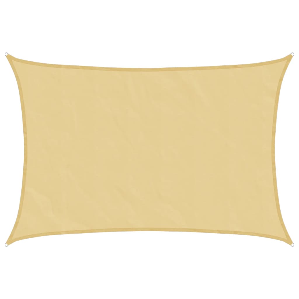 Vela Parasole Sabbia 4,5x3,5 m 100% Poliestere Oxford | homemem39