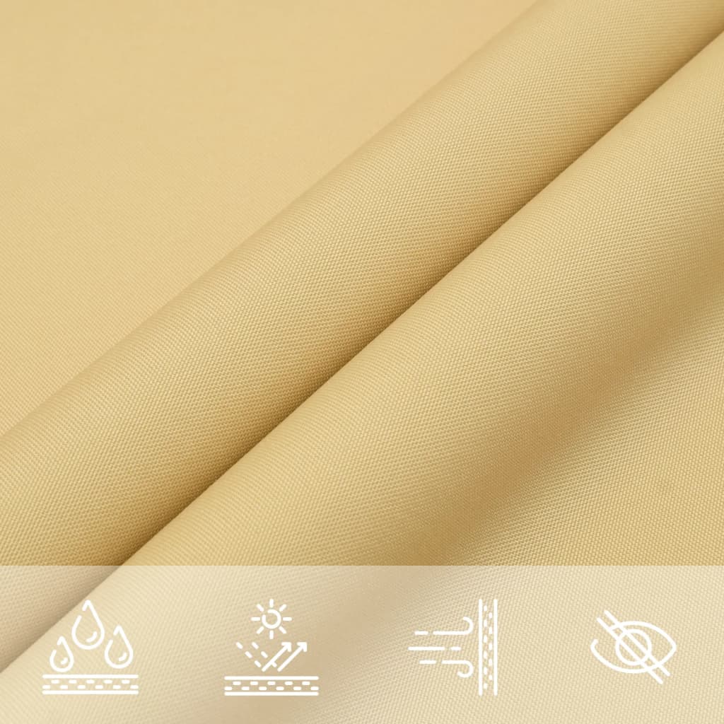 Vela Parasole Sabbia 7x4 m 100% Poliestere Oxford | homemem39