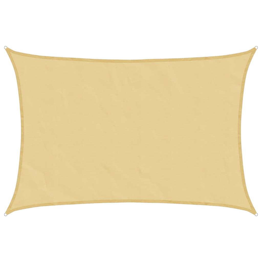 Vela Parasole Sabbia 6x5 m 100% Poliestere Oxford | homemem39