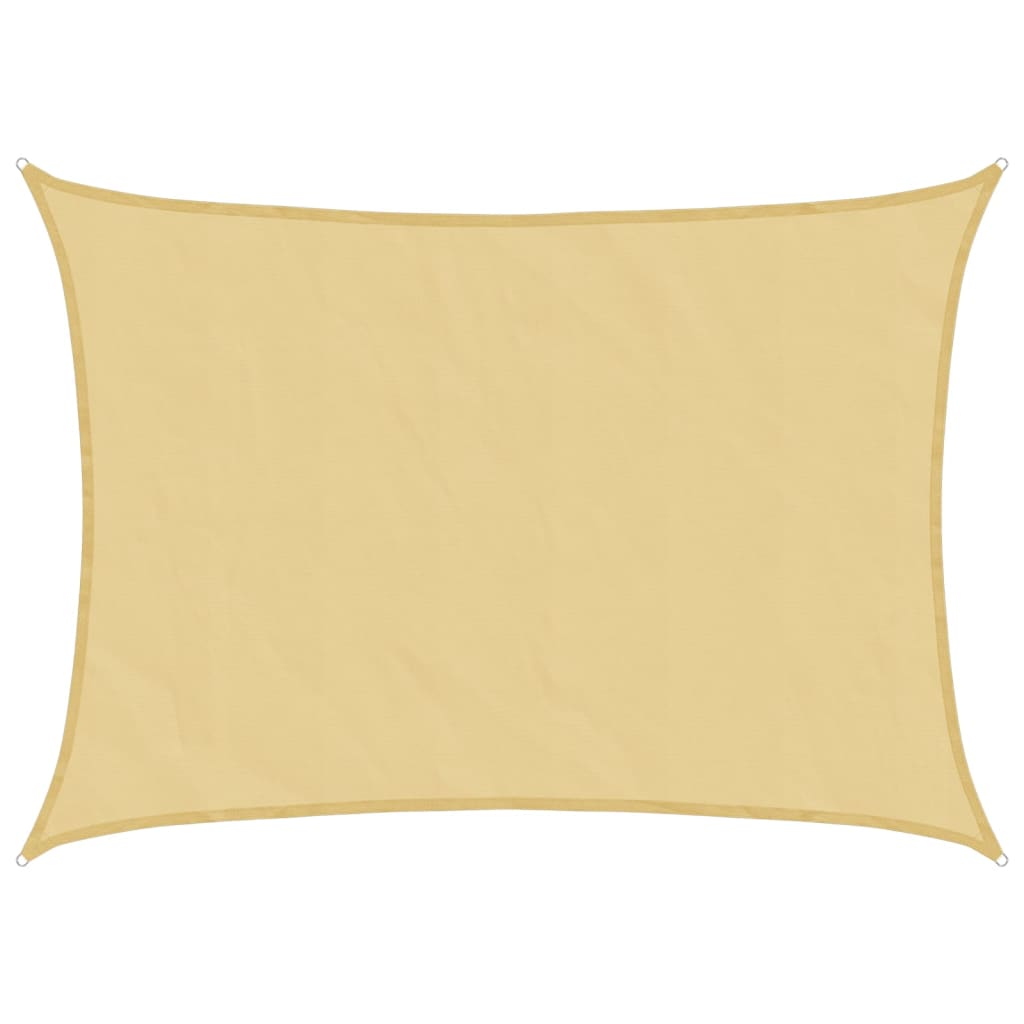 Vela Parasole Sabbia 7x5 m 100% Poliestere Oxford | homemem39
