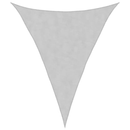 Vela Parasole Grigio Chiaro 4x5x5 m 100% Poliestere Oxford | homemem39