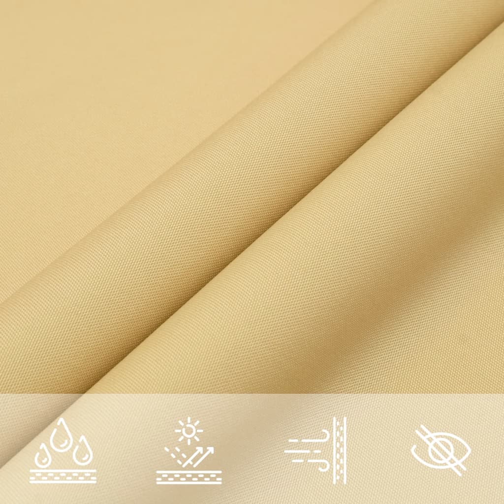 Vela Parasole Sabbia 3x3x3 m 100% Poliestere Oxford | homemem39
