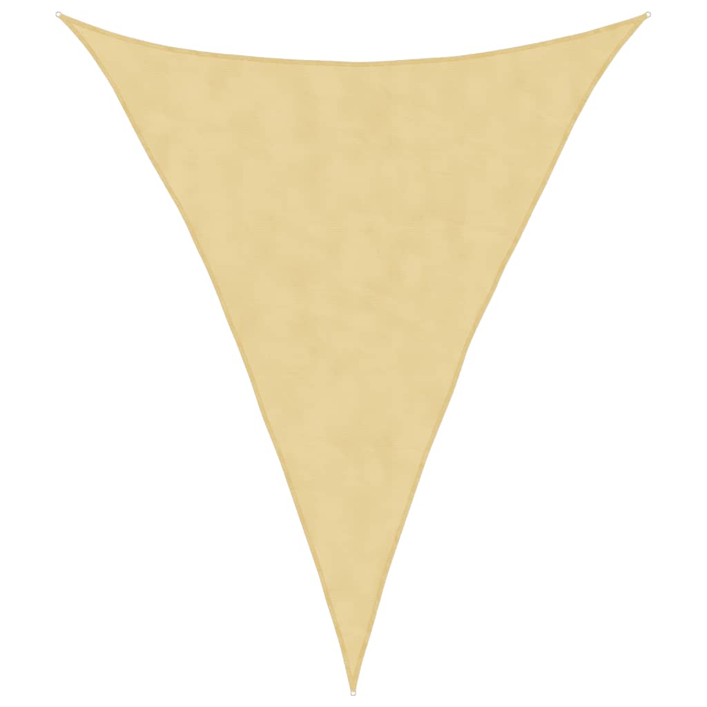 Vela Parasole Sabbia 3x4x4 m 100% Poliestere Oxford | homemem39