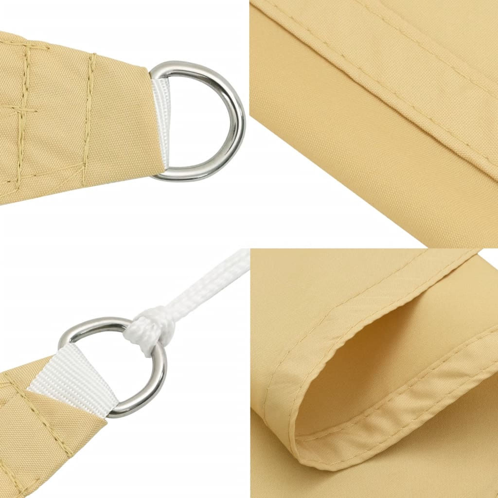 Vela Parasole Sabbia 3,5x3,5x4,9 m 100% Poliestere Oxford | homemem39