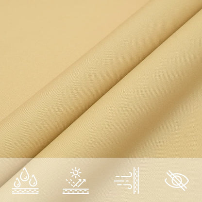 Vela Parasole Sabbia 3,5x3,5x4,9 m 100% Poliestere Oxford | homemem39
