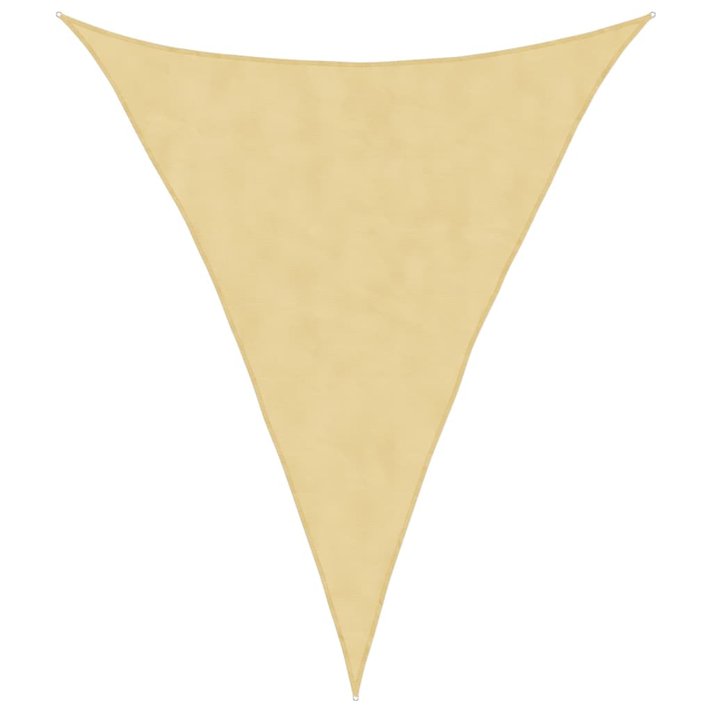 Vela Parasole Sabbia 5x6x6 m 100% Poliestere Oxford | homemem39
