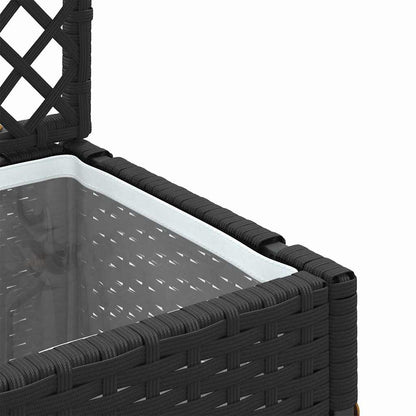 Fioriera Nero 35 x 30 x 135 cm Metallo - homemem39