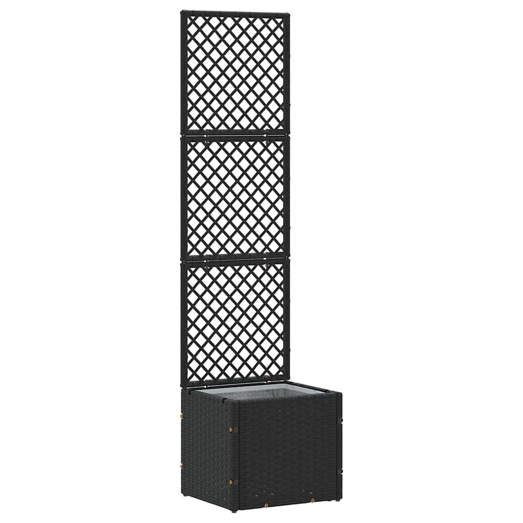 Fioriera Nero 35 x 30 x 135 cm Metallo - homemem39