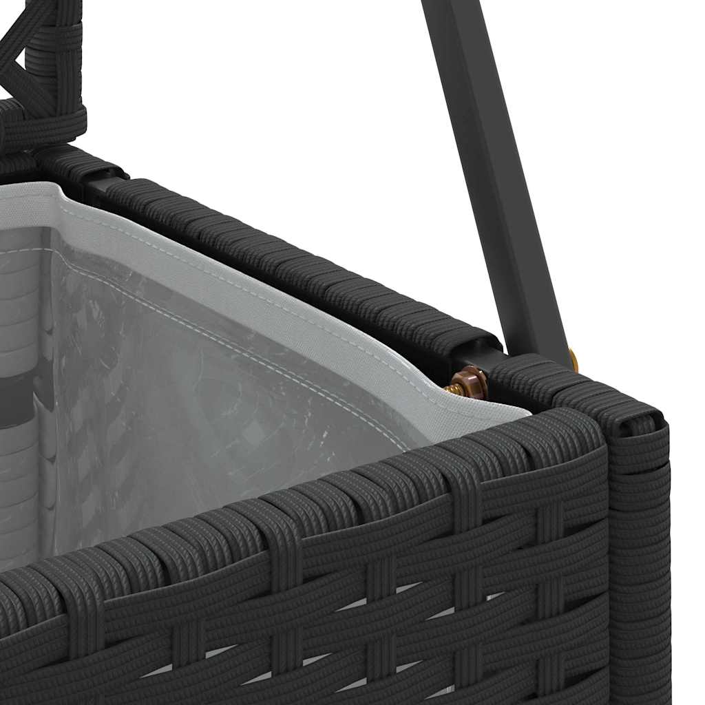 Fioriera Nero 70 x 30 x 135 cm Metallo - homemem39