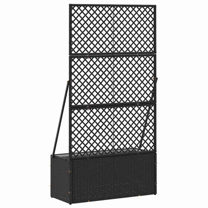 Fioriera Nero 70 x 30 x 135 cm Metallo - homemem39