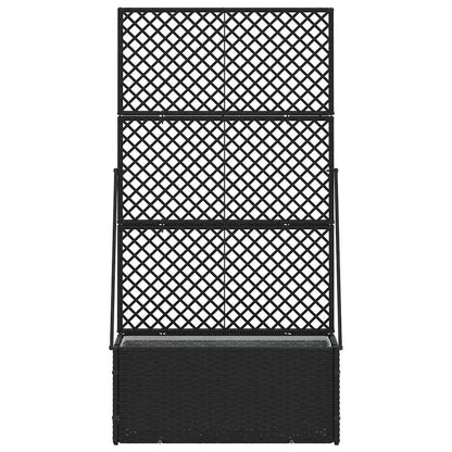 Fioriera Nero 70 x 30 x 135 cm Metallo - homemem39