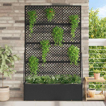 Fioriera Nero 105 x 30 x 170 cm Metallo - homemem39