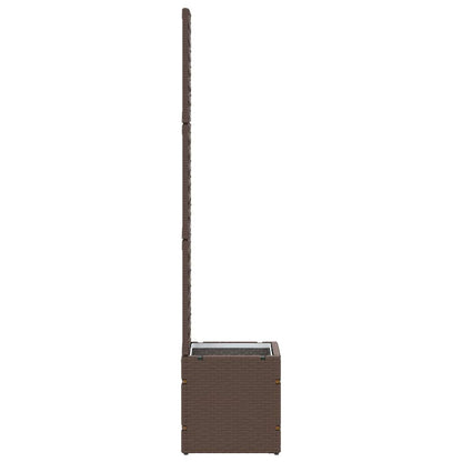 Fioriera Marrone 35 x 30 x 135 cm Metallo