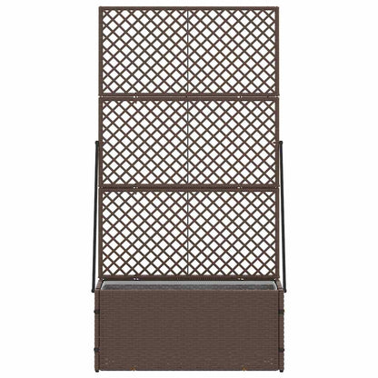Fioriera Marrone 70 x 30 x 135 cm Metallo