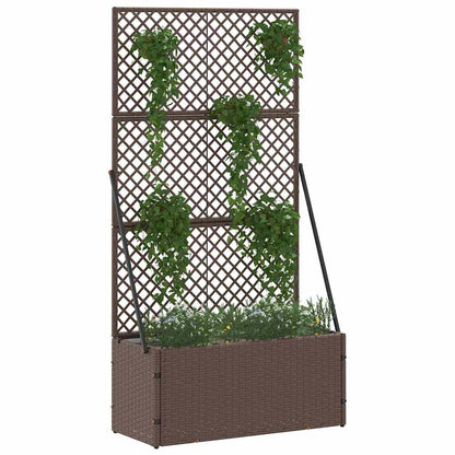 Fioriera Marrone 70 x 30 x 135 cm Metallo