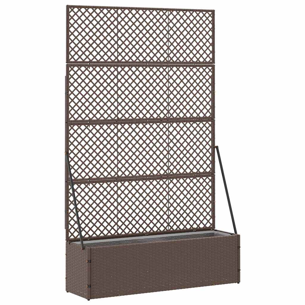 Fioriera Marrone 105 x 30 x 170 cm Metallo