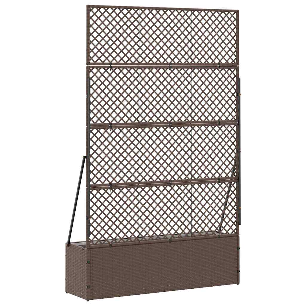 Fioriera Marrone 105 x 30 x 170 cm Metallo