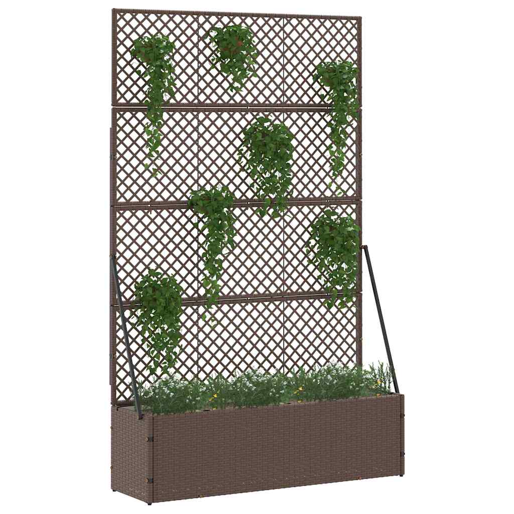 Fioriera Marrone 105 x 30 x 170 cm Metallo - homemem39