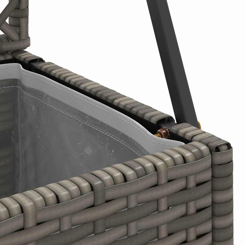 Fioriera Grigio 105 x 30 x 170 cm Metallo - homemem39