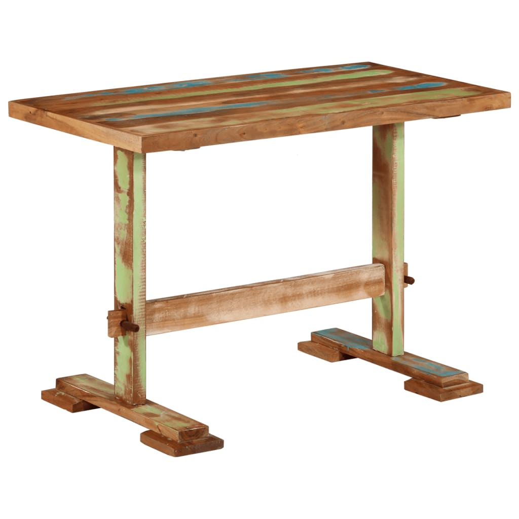 Tavolo da Pranzo 110x55x78 cm in Legno Massello di Recupero | homemem39