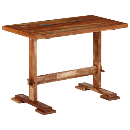 Tavolo da Pranzo 110x55x78 cm in Legno Massello di Recupero | homemem39