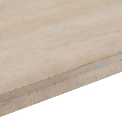 Tavolo Consolle Marrone 110x35x76 cm Massello Mango e Ferro - homemem39