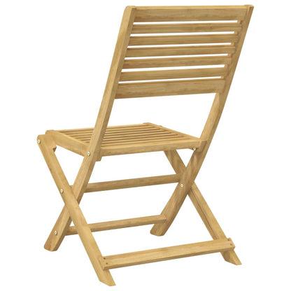 Sedie Giardino Pieghevoli 4 pz 48,5x61,5x87 cm Massello Acacia | homemem39