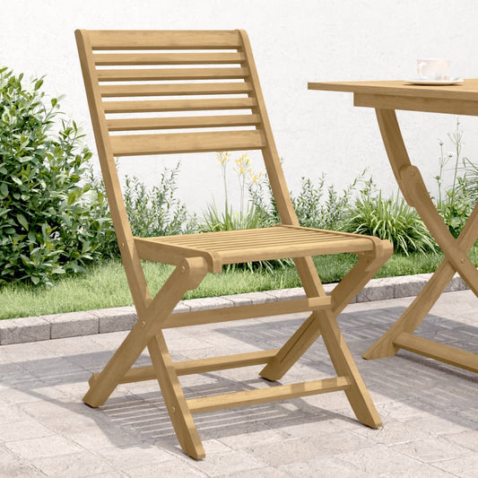Sedie Giardino Pieghevoli 4 pz 48,5x61,5x87 cm Massello Acacia | homemem39