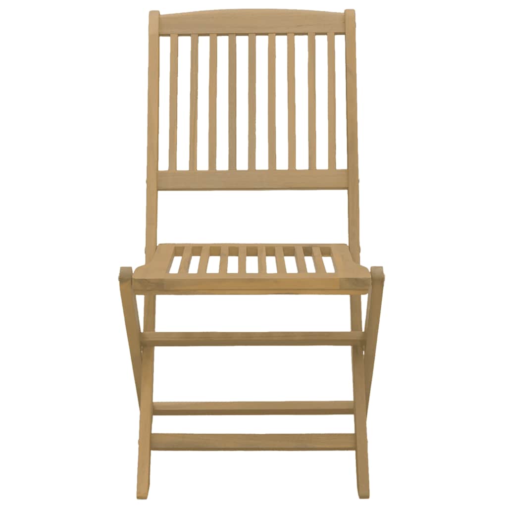 Sedie Giardino Pieghevoli 4 pz 44x50x88cm Legno Massello Acacia | homemem39