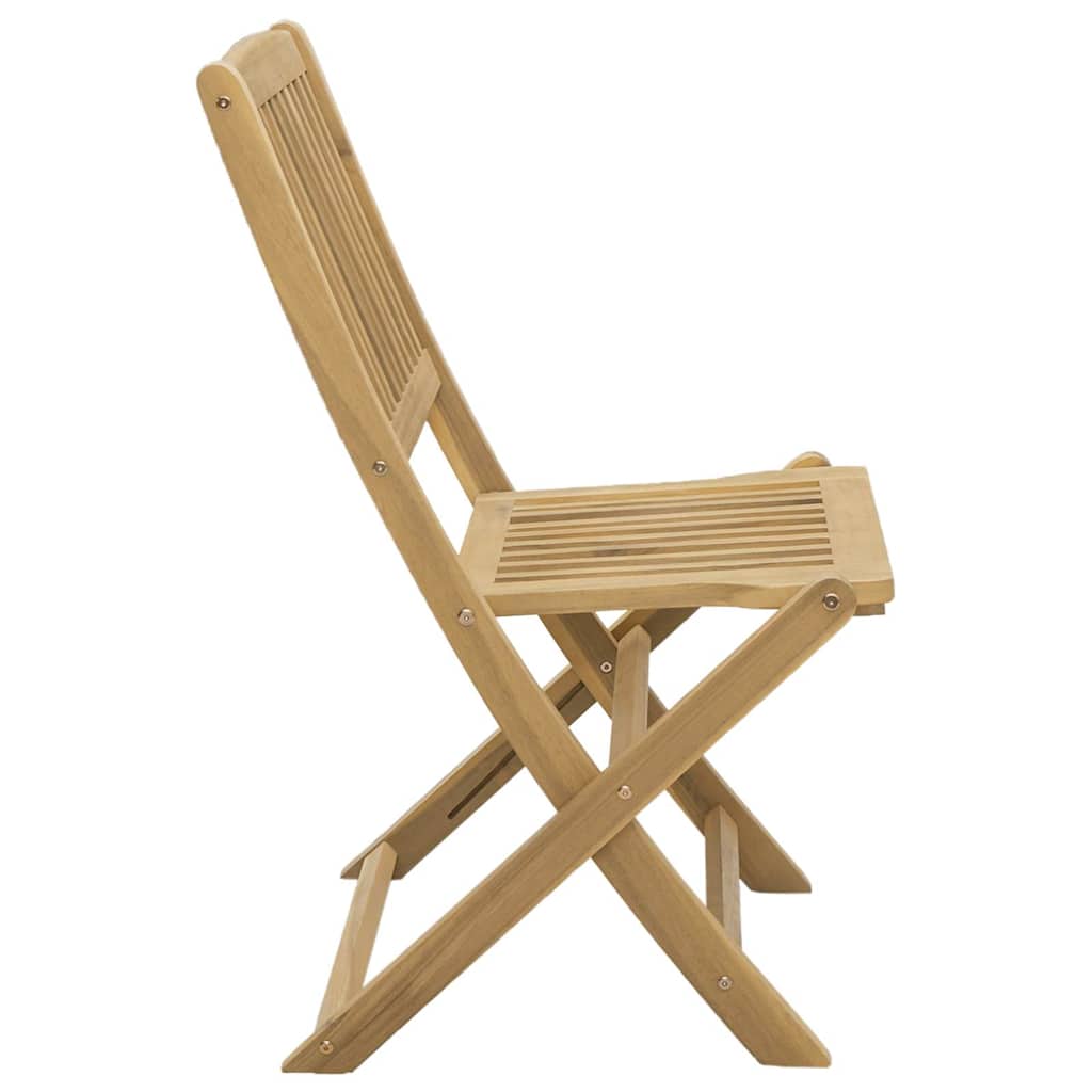 Sedie Giardino Pieghevoli 4 pz 44x50x88cm Legno Massello Acacia | homemem39