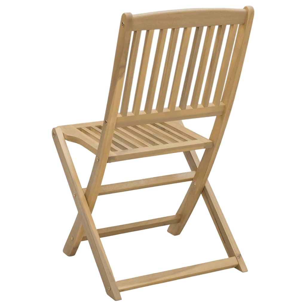 Sedie Giardino Pieghevoli 4 pz 44x50x88cm Legno Massello Acacia | homemem39