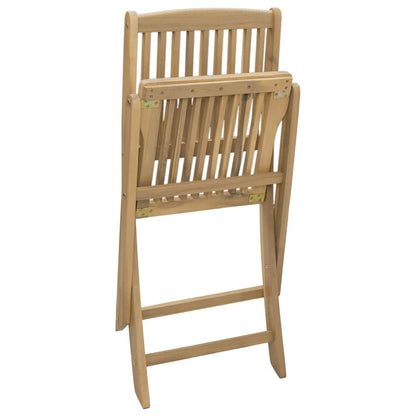 Sedie Giardino Pieghevoli 4 pz 44x50x88cm Legno Massello Acacia | homemem39
