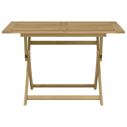 Tavolo da Giardino Pieghevole 120x70x75cm Legno Massello Acacia - homemem39