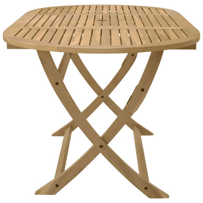 Tavolo da Giardino Pieghevole 160x85x75cm Legno Massello Acacia - homemem39