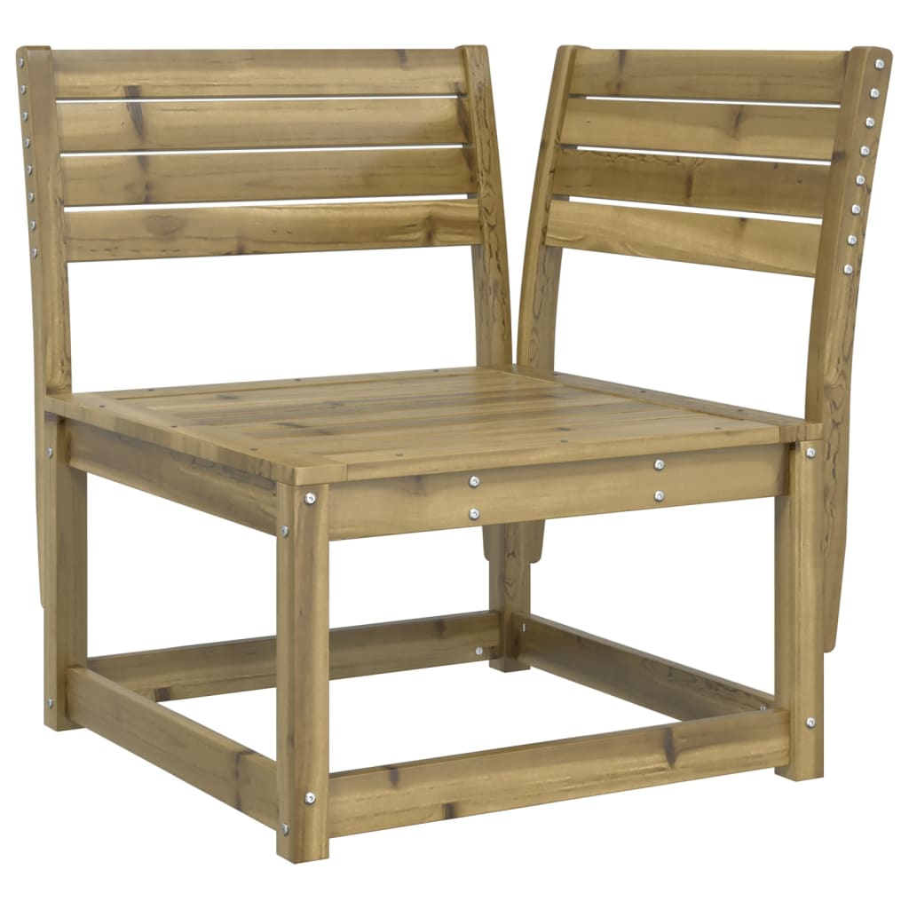 Divano Angolare da Giardino 73x73x78 cm Legno Pino Impregnato | homemem39