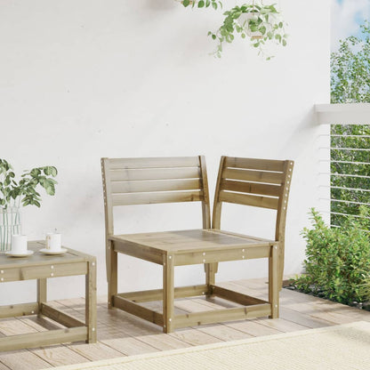 Divano Angolare da Giardino 73x73x78 cm Legno Pino Impregnato | homemem39