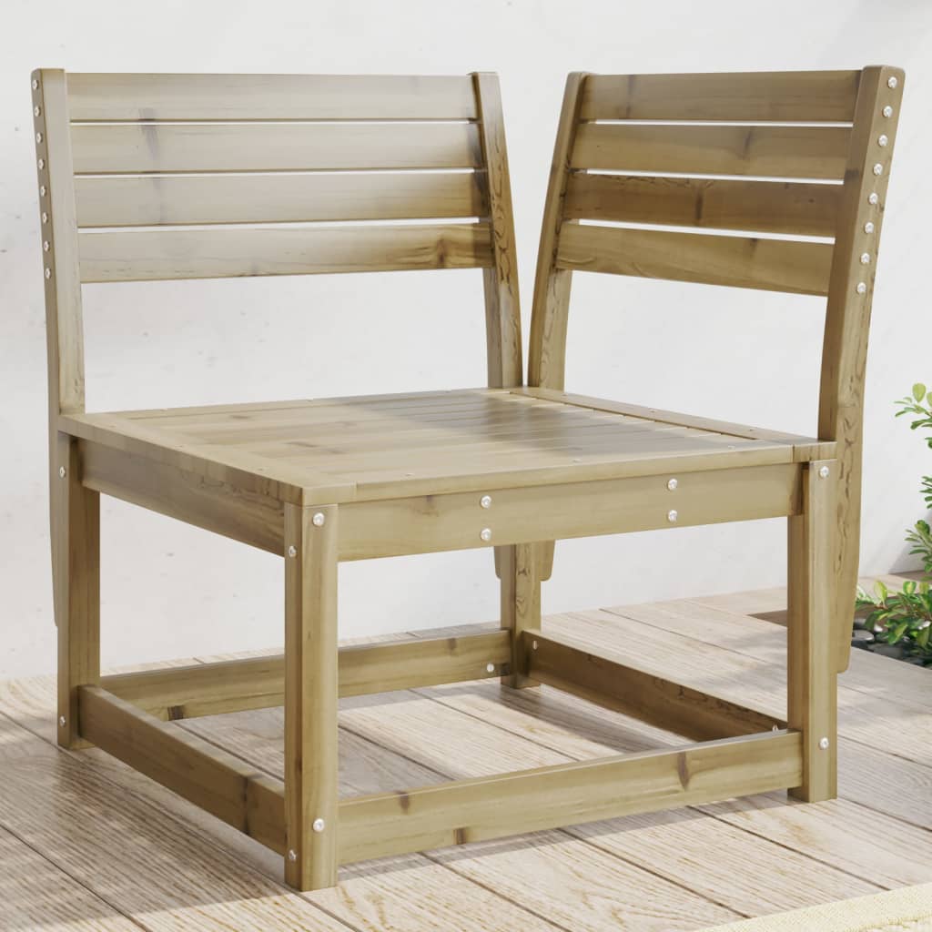 Divano Angolare da Giardino 73x73x78 cm Legno Pino Impregnato | homemem39