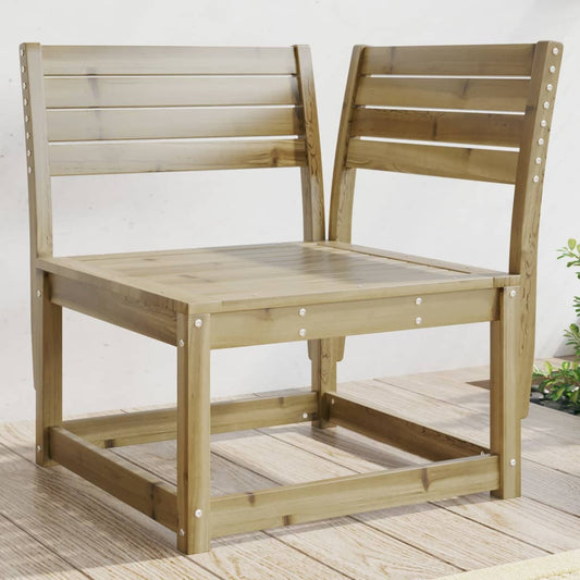 Divano Angolare da Giardino 73x73x78 cm Legno Pino Impregnato | homemem39