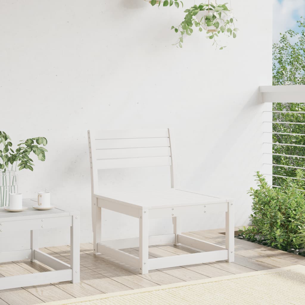 Divano da Giardino Bianco in Legno Massello di Pino | homemem39