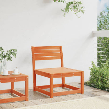 Divano da Giardino Marrone Cera in Legno Massello Pino | homemem39