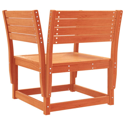 Sedia da Giardino Marrone Cera in Legno Massello Pino | homemem39
