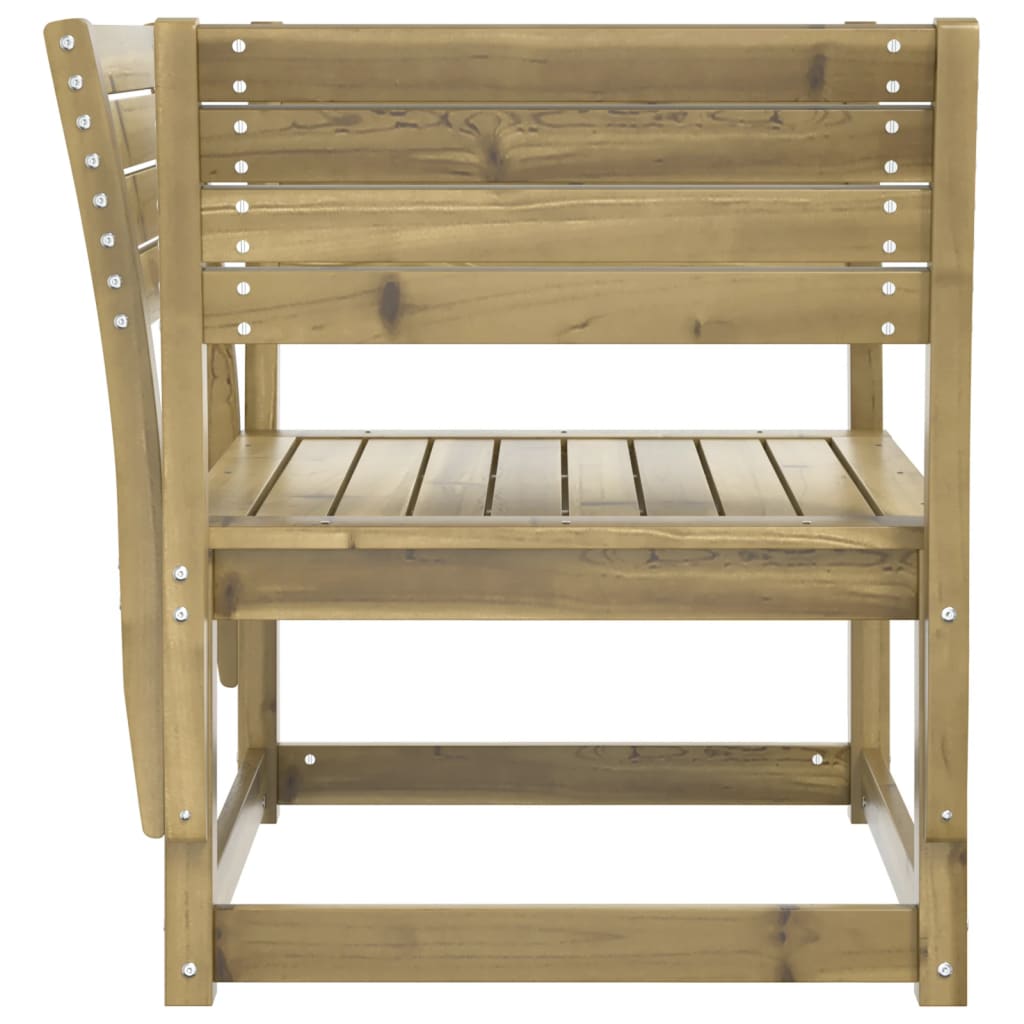 Sedia da Giardino in Legno di Pino Impregnato | homemem39