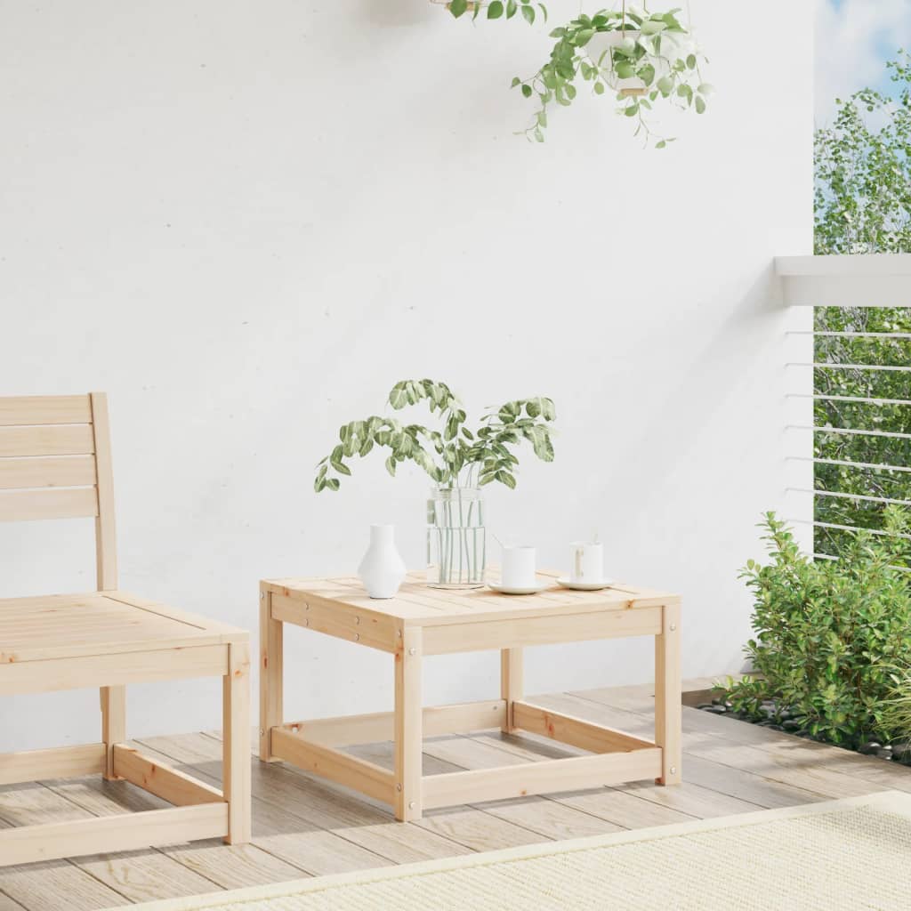 Poggiapiedi da Giardino in Legno Massello di Pino | homemem39