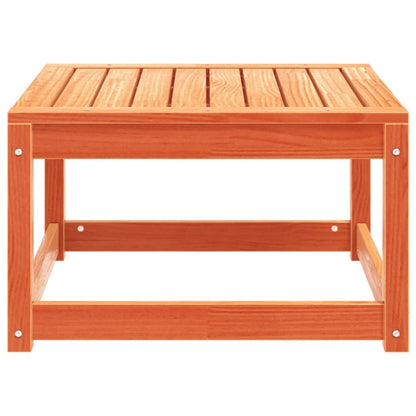 Poggiapiedi da Giardino Marrone Cera in Legno Massello di Pino | homemem39