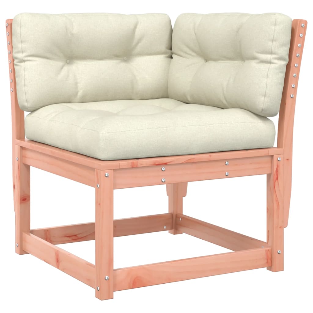 Divano Angolo Giardino Cuscini 73x73x78 Legno Massello Douglas | homemem39